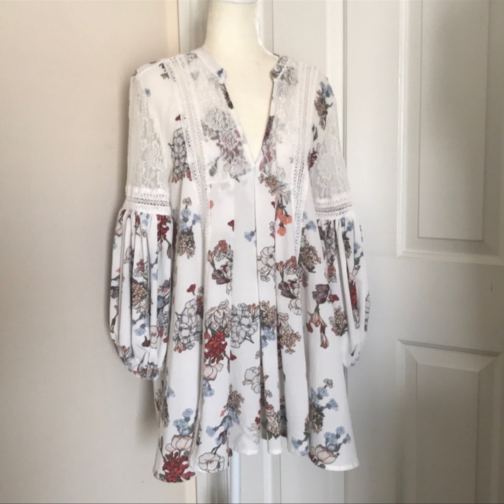 Small POL floral tunic